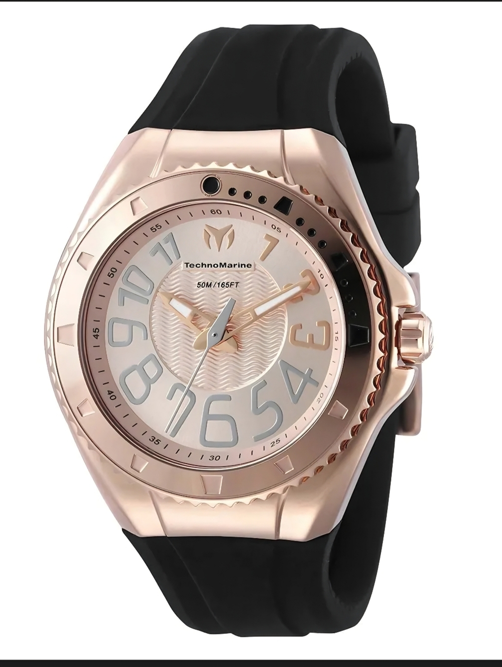 Invicta Rose Gold-tone Watch with Rose gold tone Dial and Bold Numerals